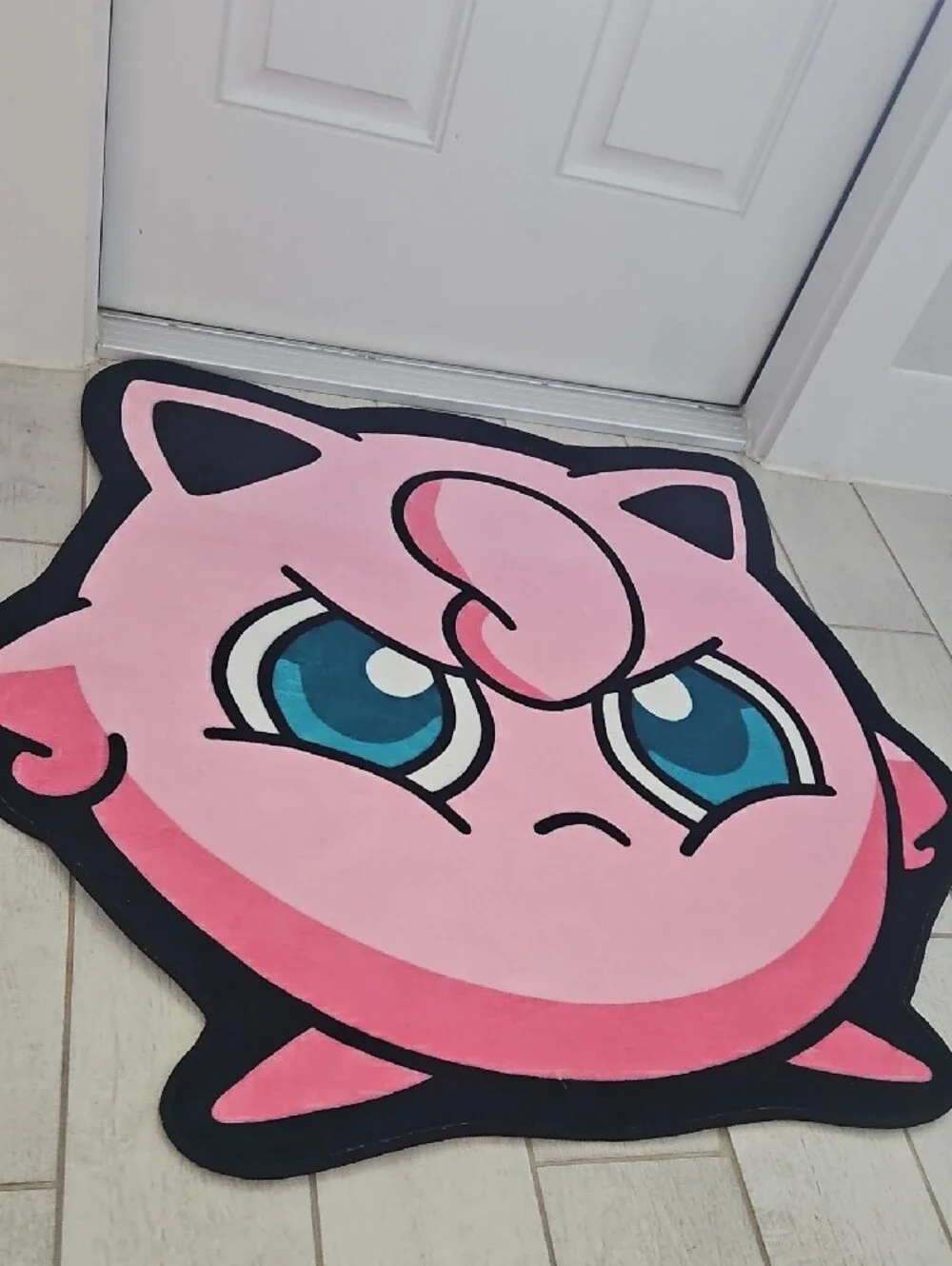 Jigglypuff Pink Character Cat Mat - Cute Pokemon Floor Rug